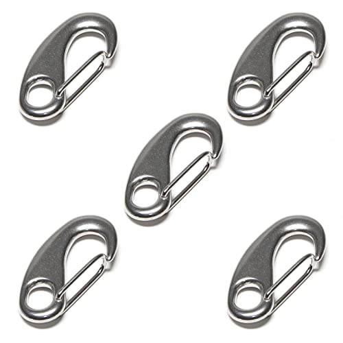 PRIOstahl Befestigungsmaterial Karabiner 50 mm Edelstahl V4A Schnapphaken