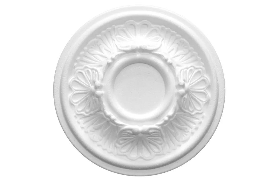 Hexim R-17 Deckenrosette Ø 28 cm Weiß EPS