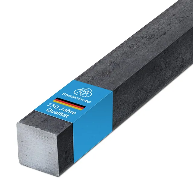 ThyssenKrupp Steel Vierkantprofil 10x10mm 1500mm S235JR