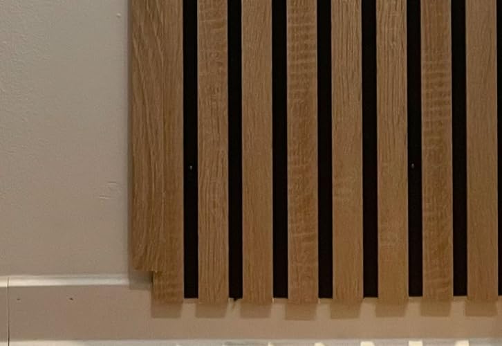 Hexim Akustikpaneele Abschlussleiste Chicago Concrete 137,5cm MDF