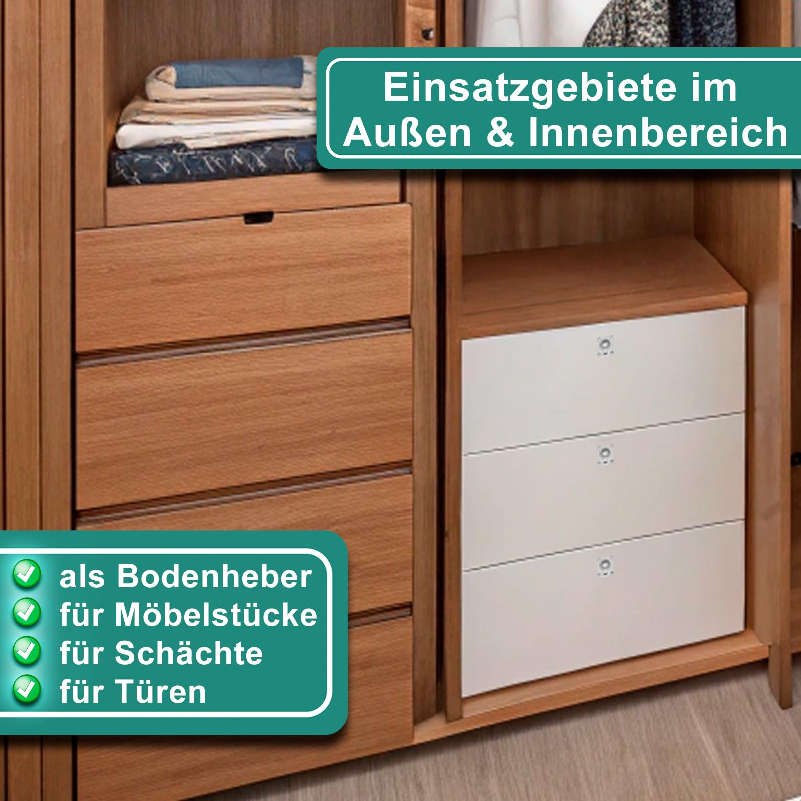 PRIOstahl Einlassgriff 48x39 mm Muldengriff 2 Stück V4A