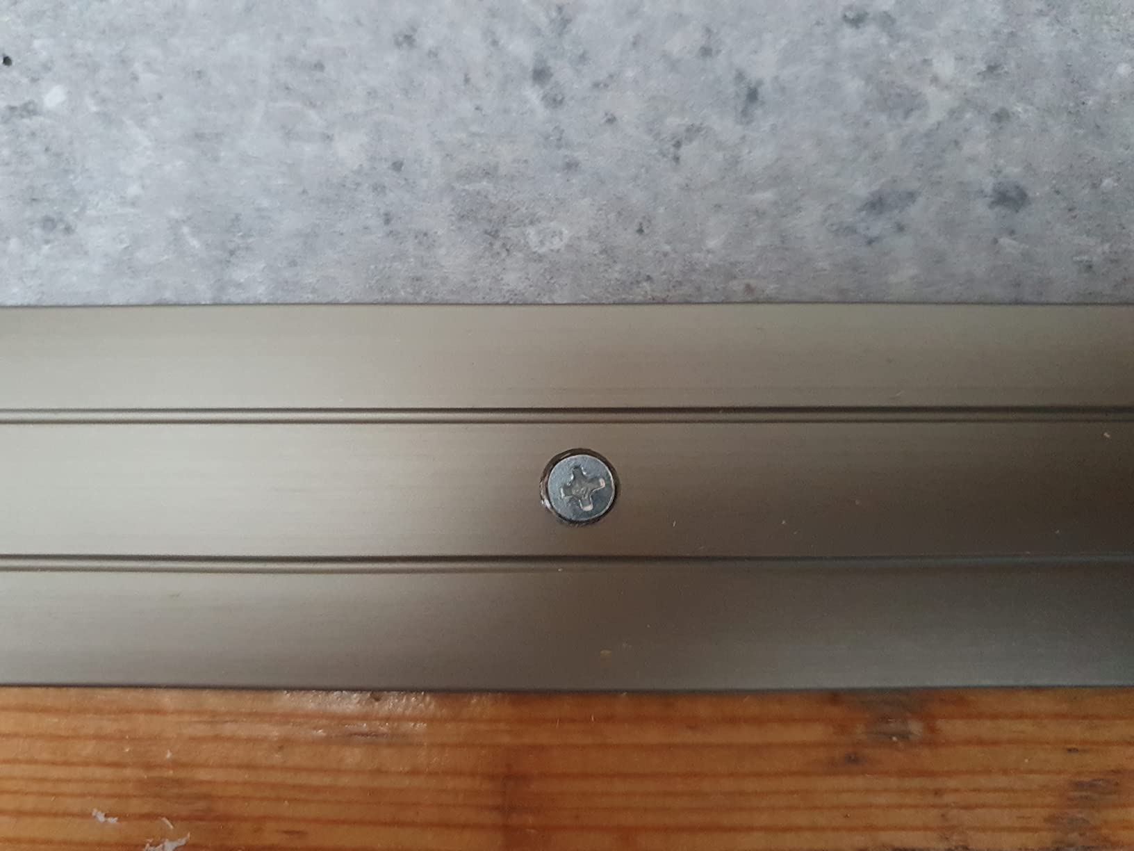 PRIOstahl Übergangsprofil Champagner 1000 mm Übergangsleiste 37 mm