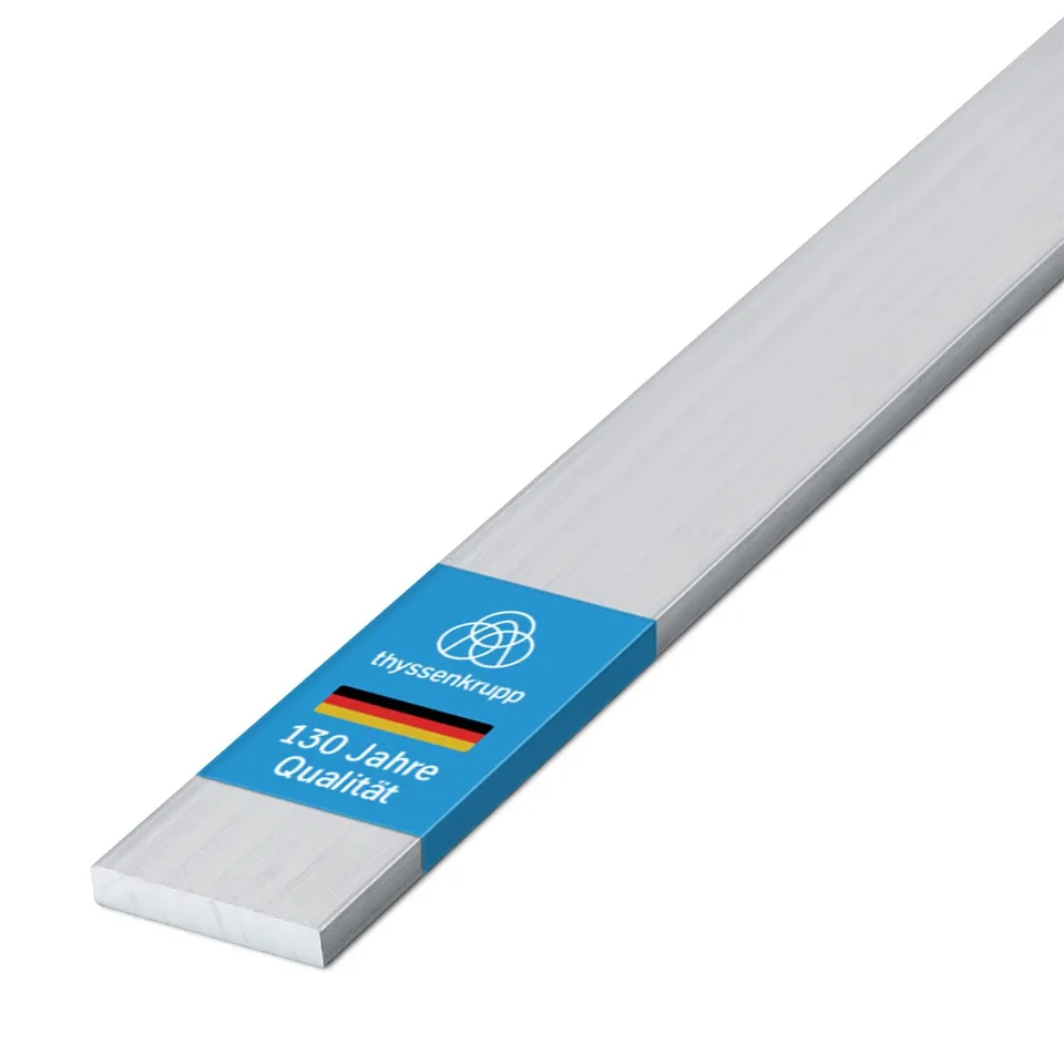 thyssenkrupp Aluminum Flachprofil 10x5 mm 1000 mm EN AW-6060