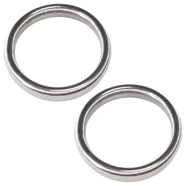 PRIOstahl Rundringe 6x60 mm Edelstahl V4A 2 St. O-Ringe poliert