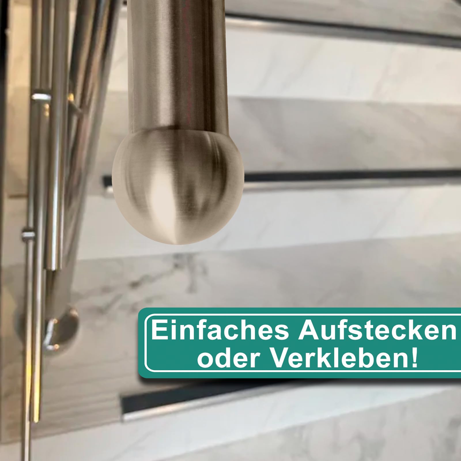 PRIOstahl Geländerbau Rohrstopfen 42,4mm V2A 1 Stück