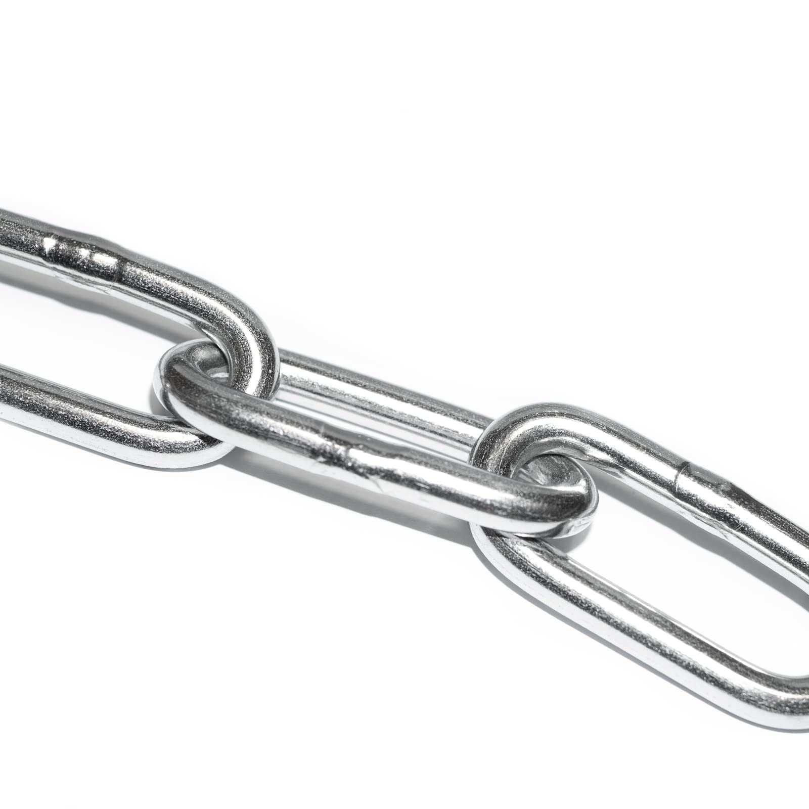 PRIOstahl Edelstahlkette 8mm rundgliedrig 1 Meter V4A