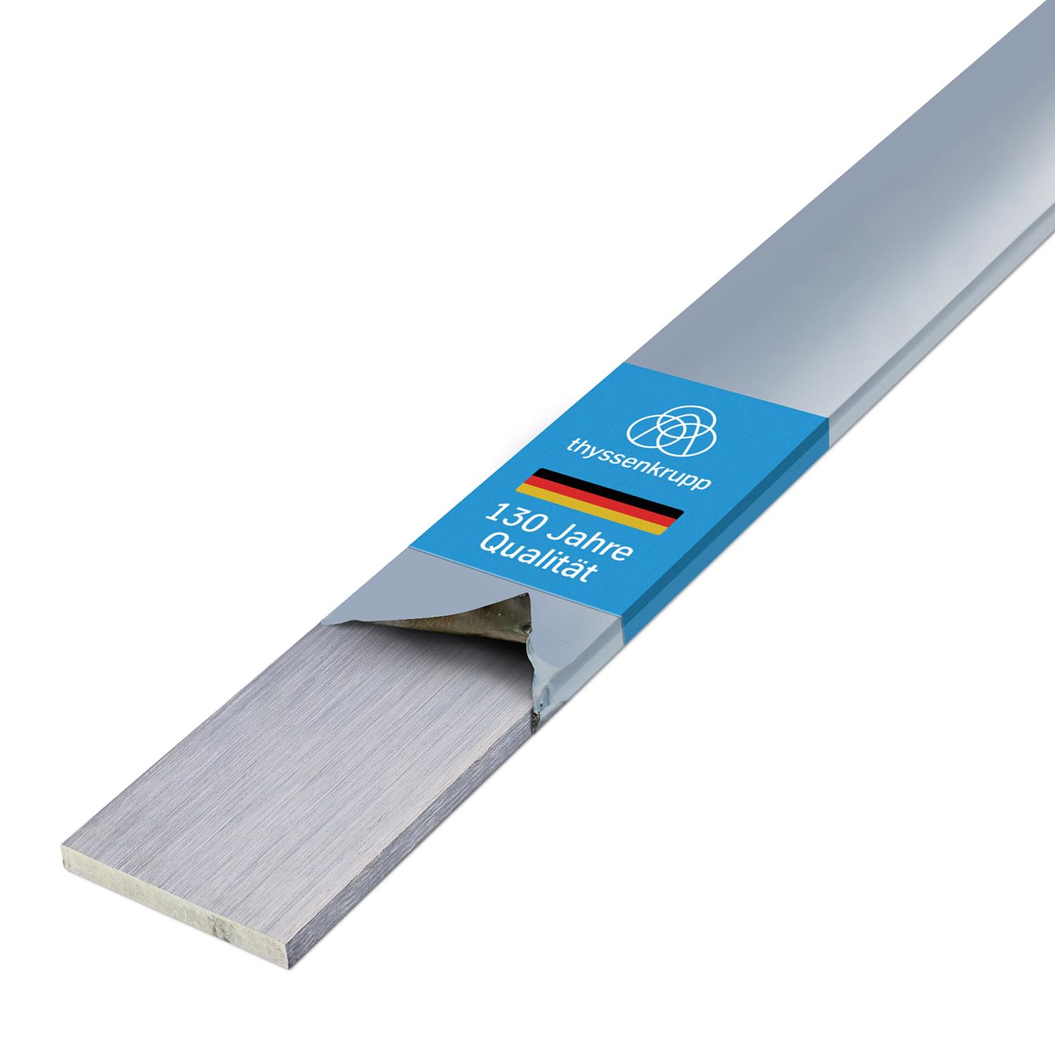 thyssenkrupp Flachstahl 20x5 mm 1500 mm V2A K240