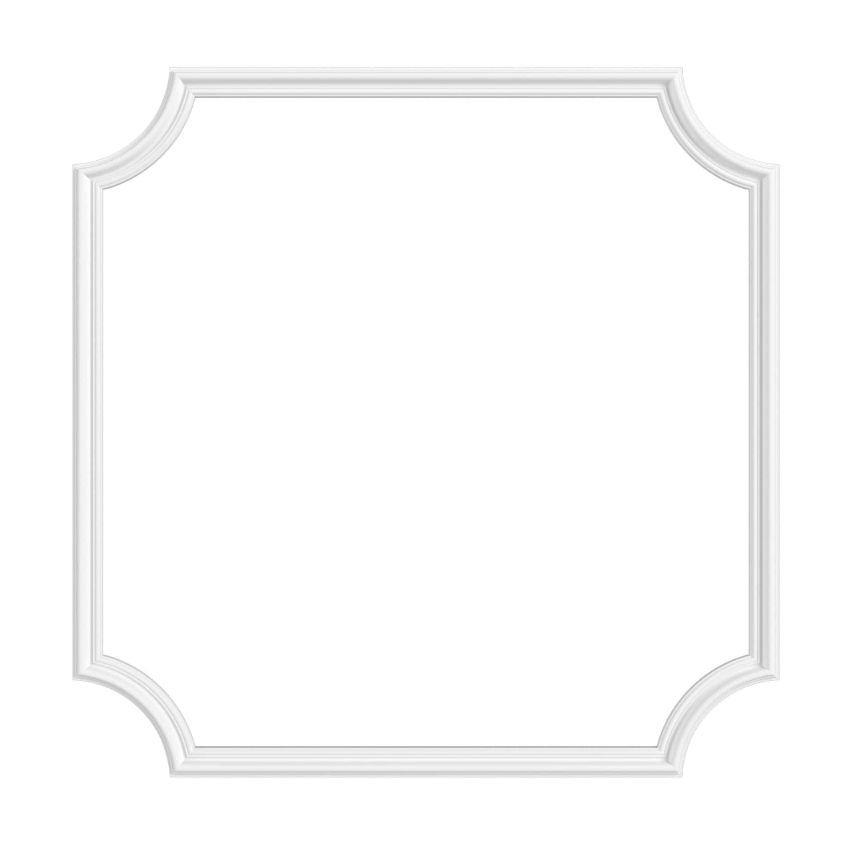 Hexim Stuckleisten HCR517 2m weiß Wandleiste HDPS