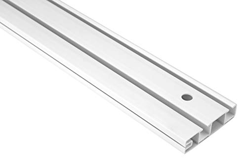 Hexim OM-2 Gardinenschiene PVC 2-läufig 2000x55 mm weiß