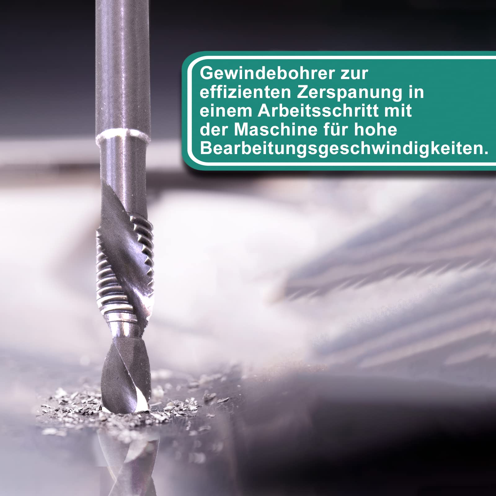 PRIOstahl Bohrgewindeschneider M5x0,8mm HSS Kombi Bohrer