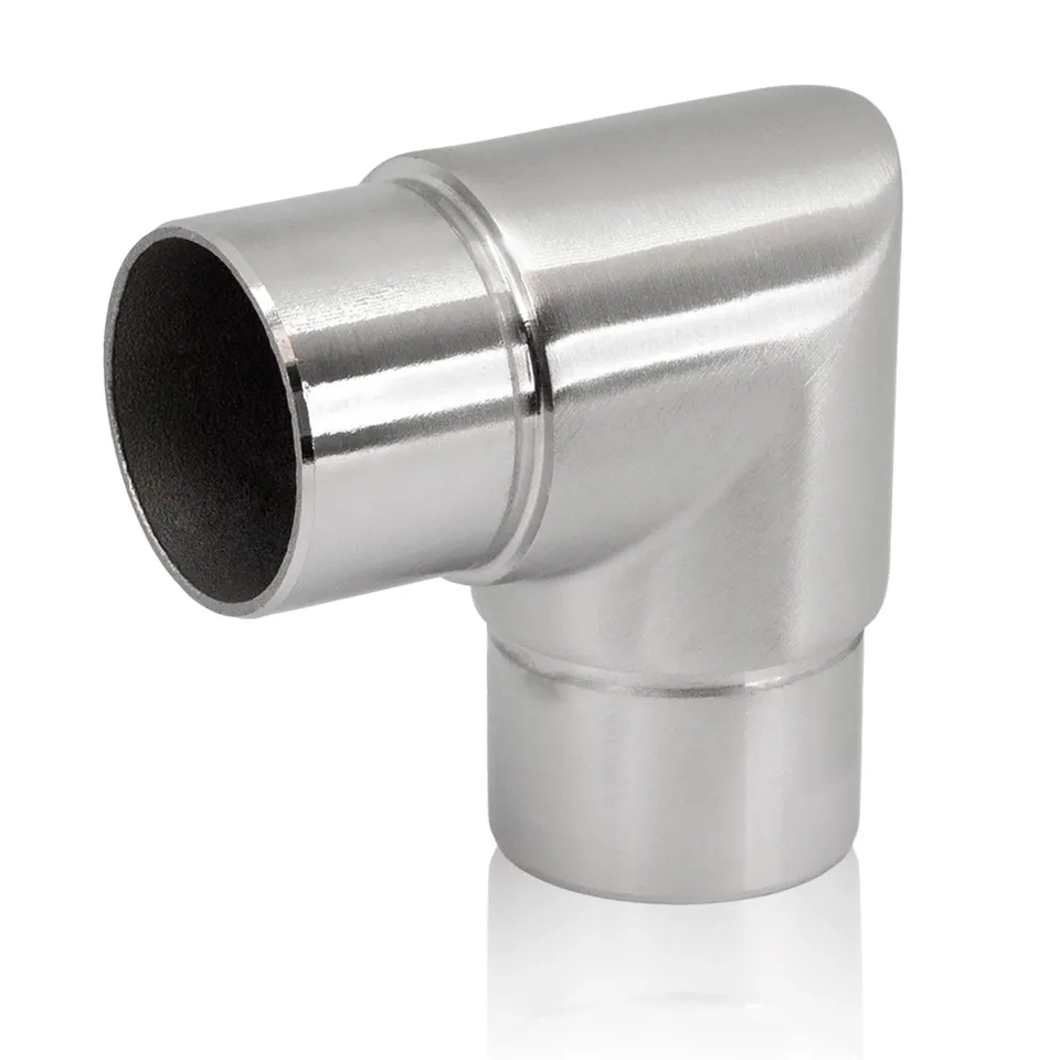 PRIOstahl Geländerbau Eckbogen 90° 42,4mm V2A 4 Stück