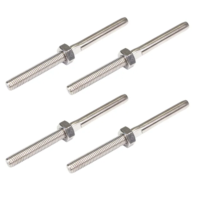 PRIOstahl Walzterminal Seilterminal 4 mm V4A 4 Stück