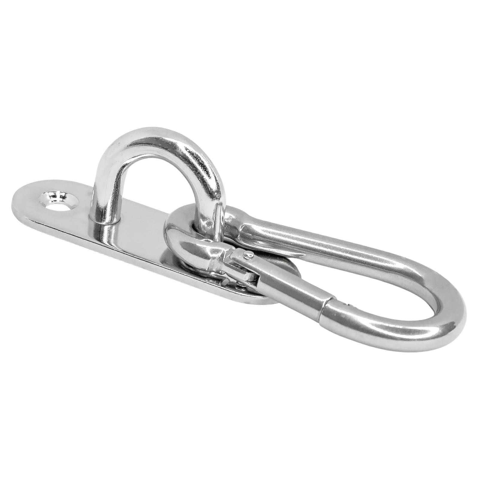 PRIOstahl Augplatte 50x40mm 4er Set mit Karabiner