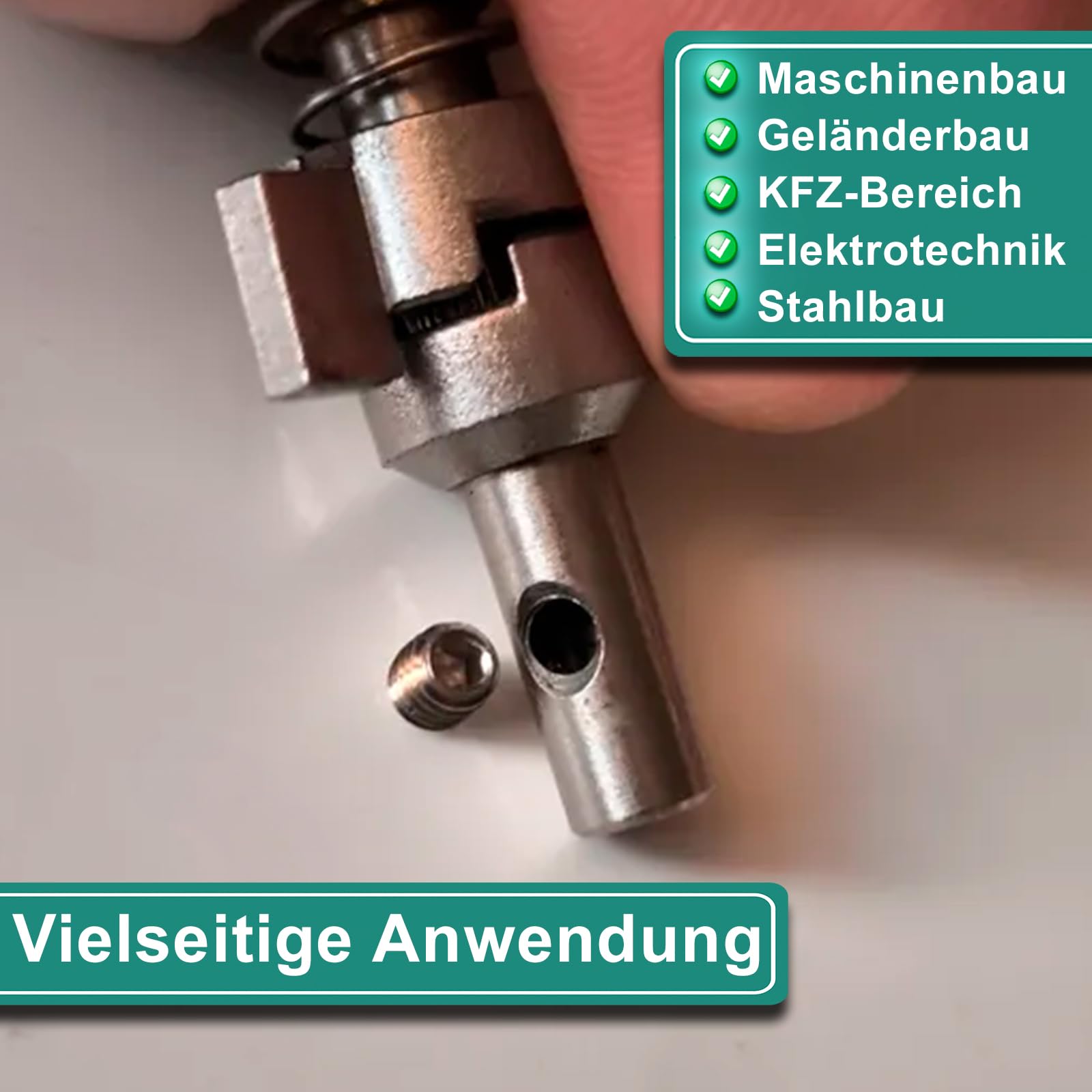 PRIOstahl Befestigungsmaterial Gewindestifte M5x5 10 Stück V2A