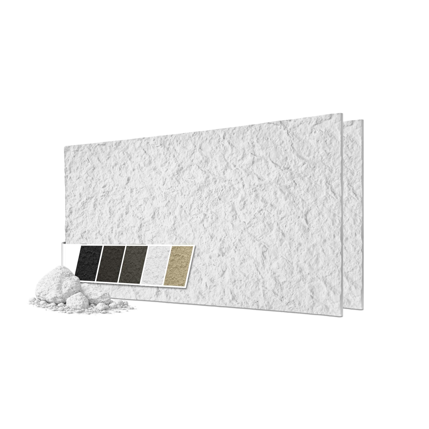 Hexim Wandpaneele Steinoptik beige 120x60 cm PU
