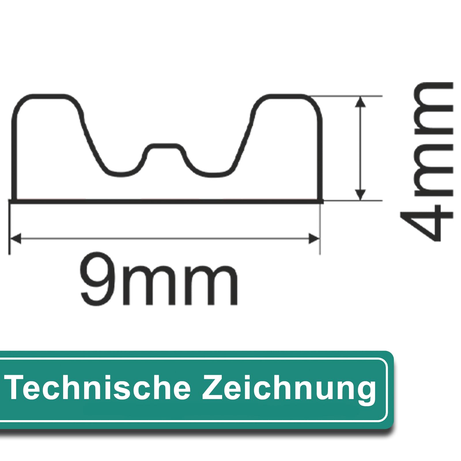 PRIOstahl Fensterdichtung E-Profil 50m braun selbstklebend