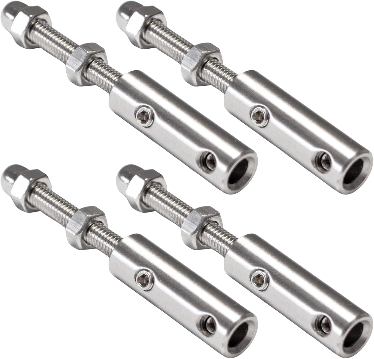 PRIOstahl Geländerbau Seilspanner M6 Edelstahl 4-6mm 4 Stück
