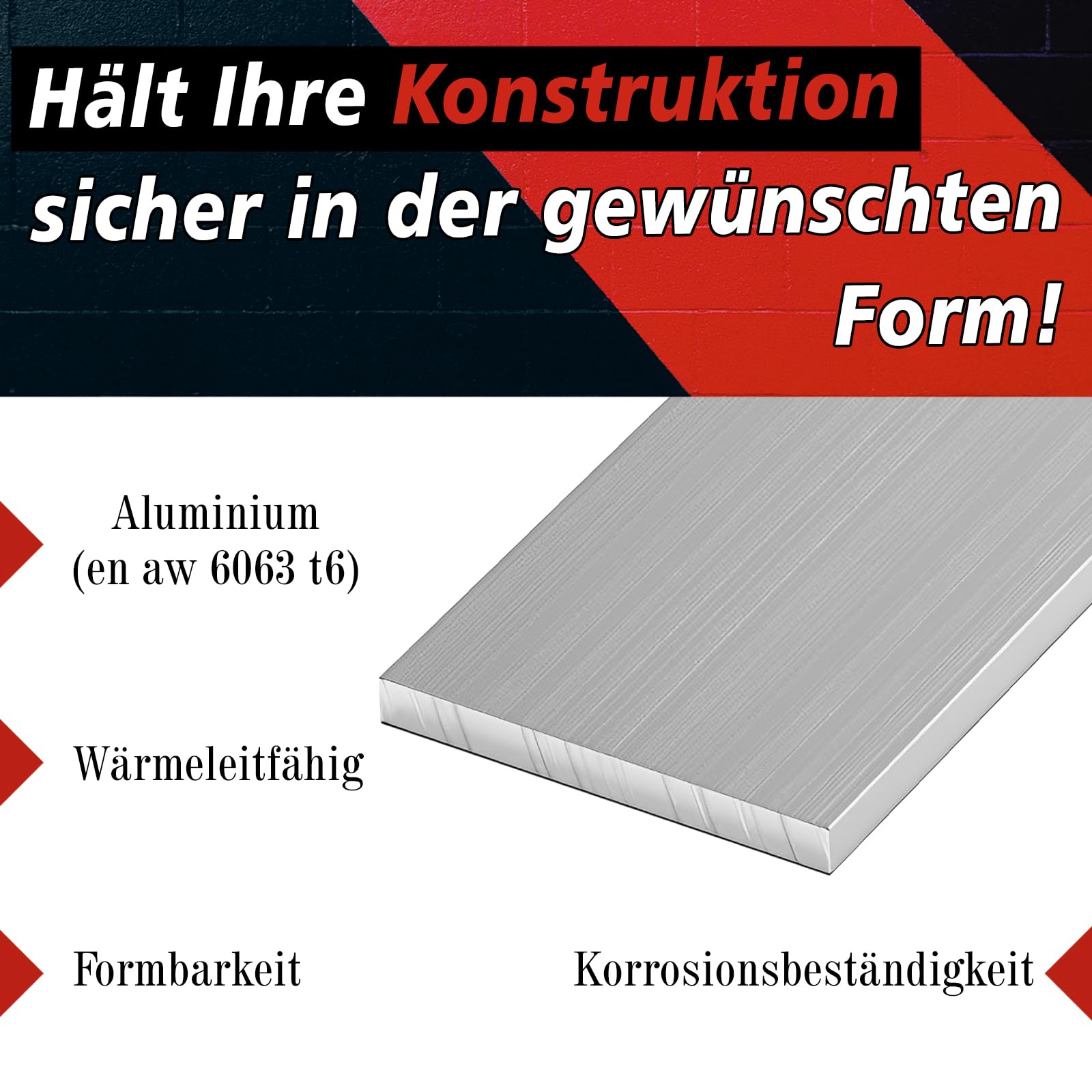 PRIOstahl Flachprofil Alu 30x3 mm 2000 mm EN AW-6060