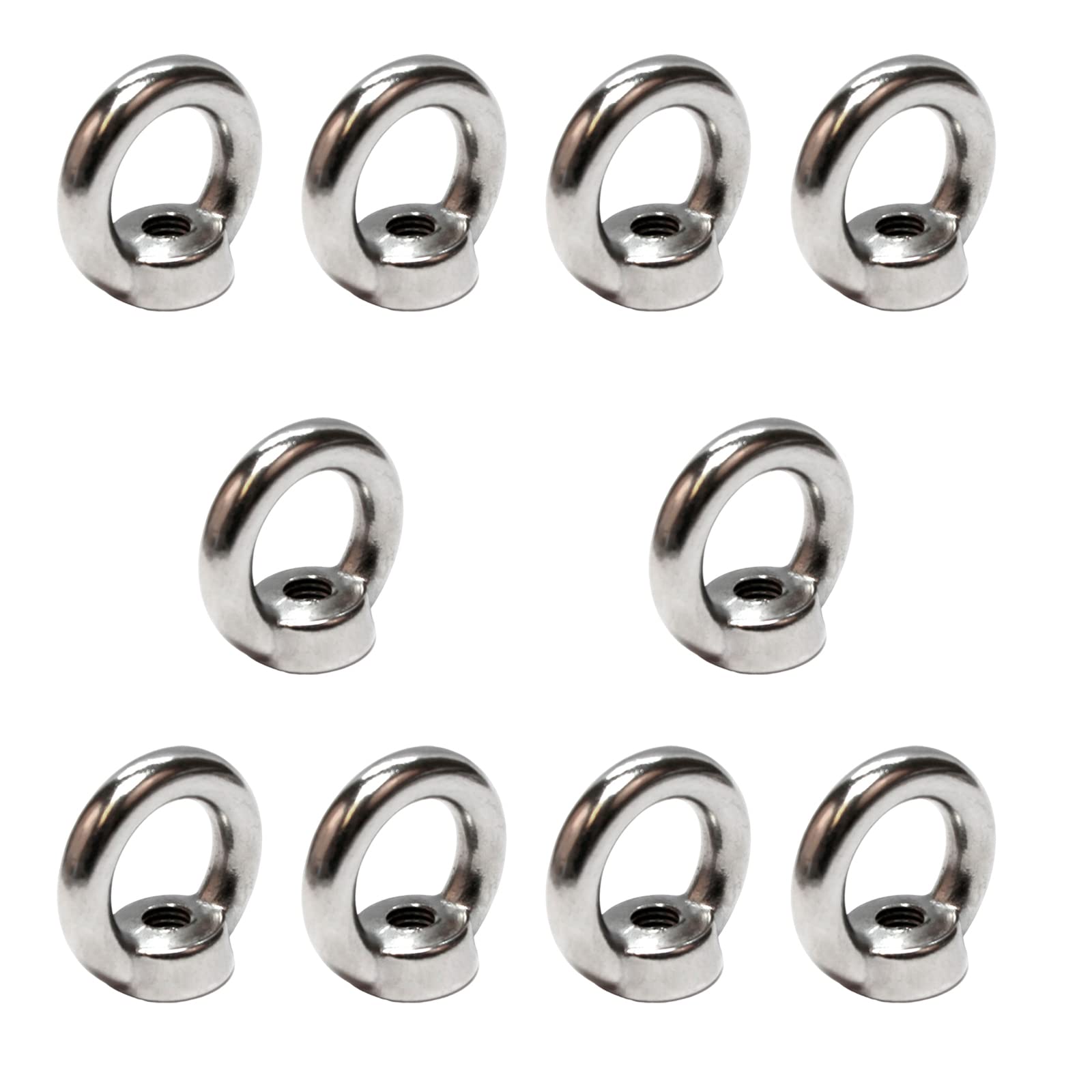 PRIOstahl Befestigungsmaterial Ringmutter M6 V4A 10 Stück