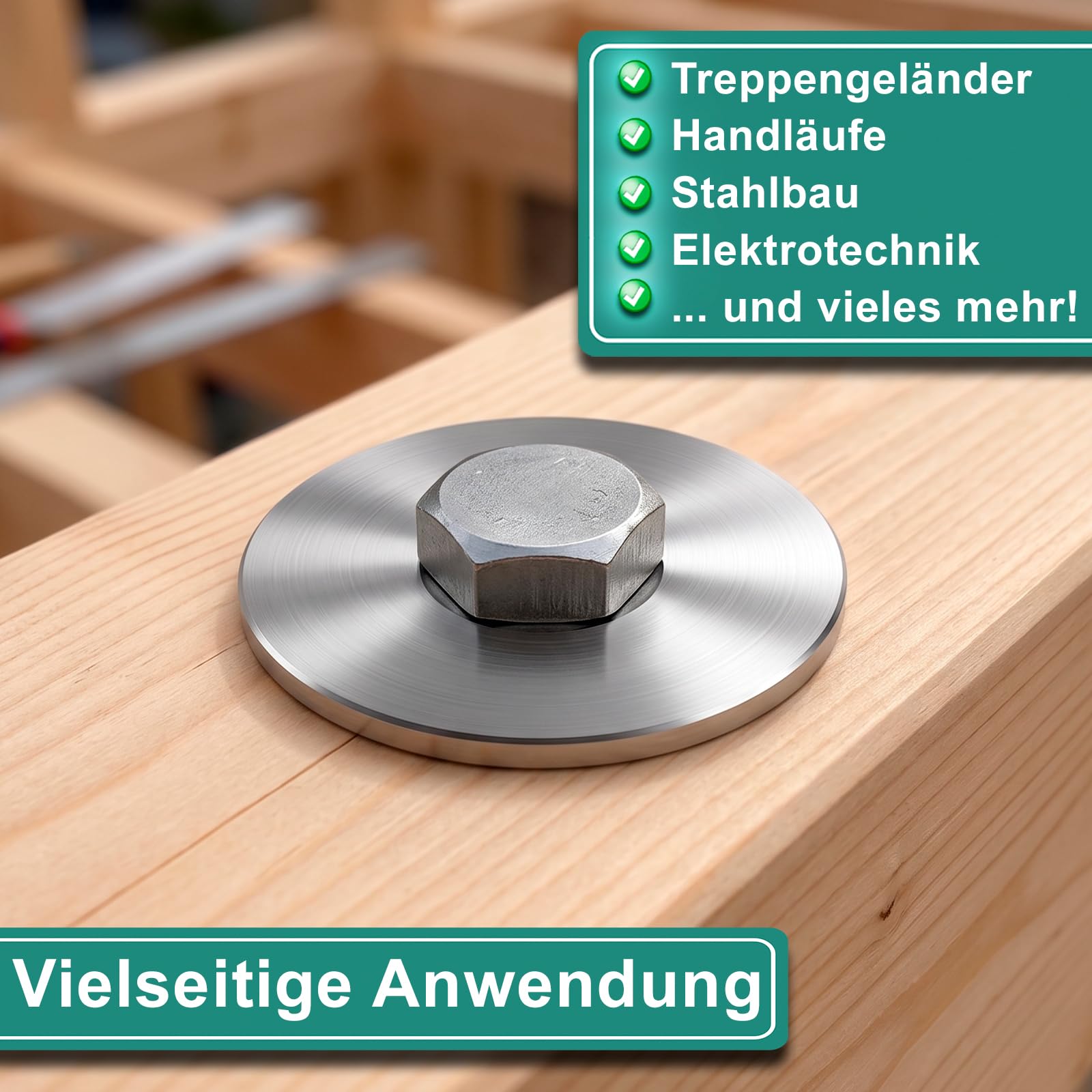 PRIOstahl Befestigungsmaterial Unterlegscheibe 50x4mm V2A 1 Stück