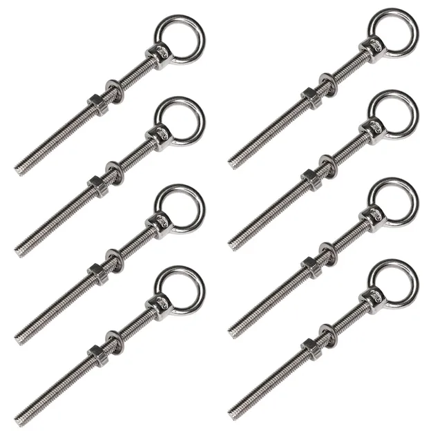 PRIOstahl Augbolzen M8x80 Ringschraube V4A 8 Stück