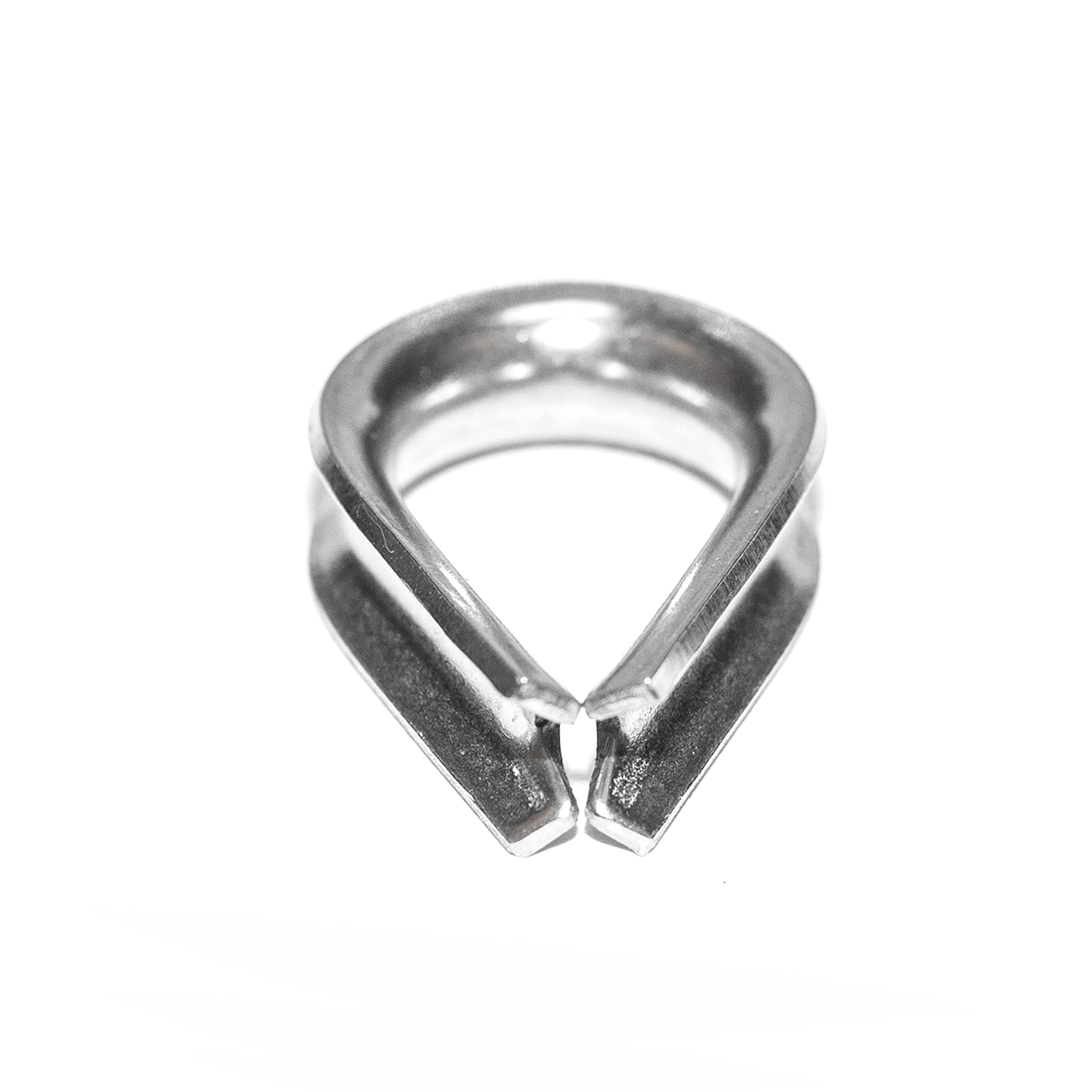 PRIOstahl Geländerbau Kausche 10 mm Edelstahl V4A 10 Stück
