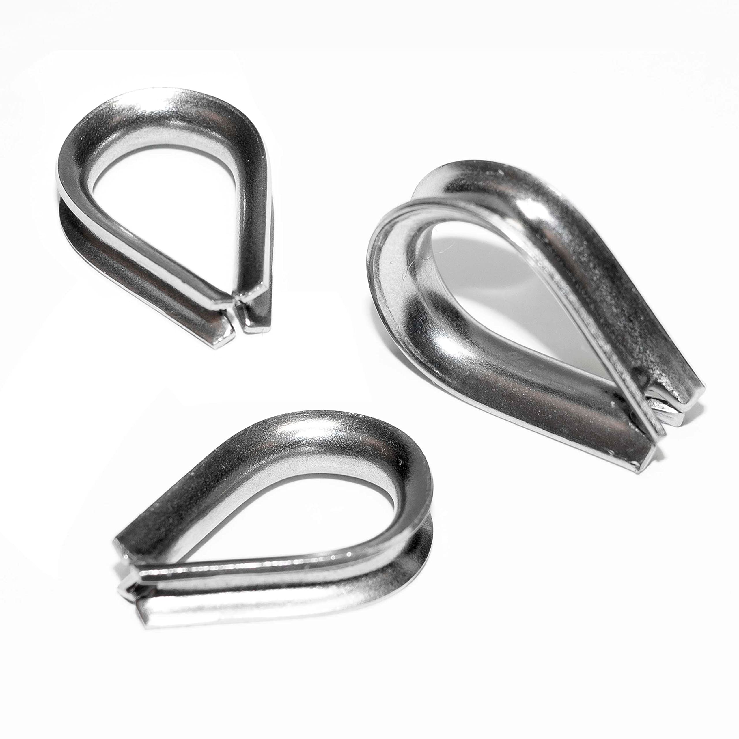 PRIOstahl Geländerbau Kausche 10 mm Edelstahl V4A 10 Stück