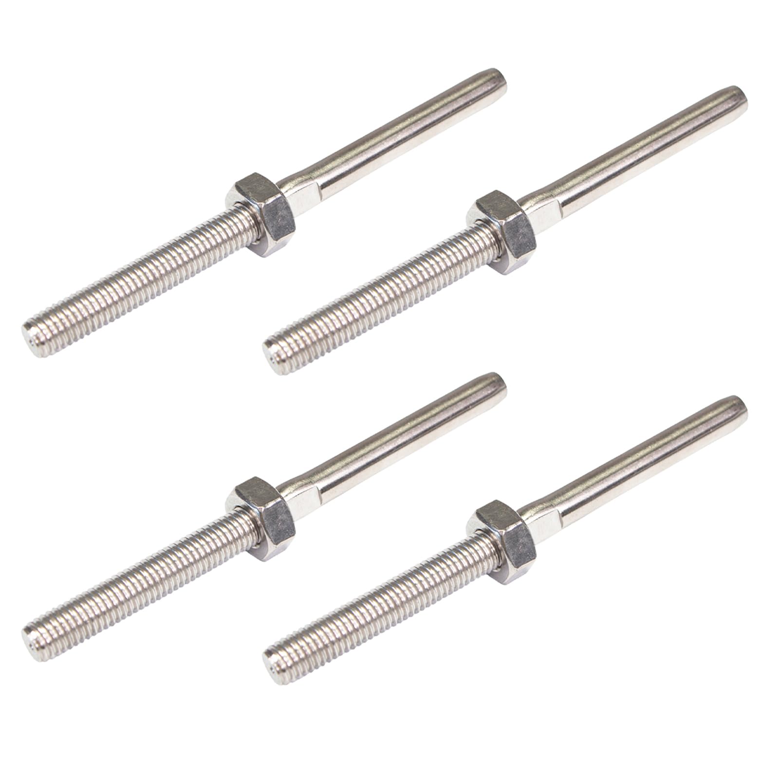 PRIOstahl Walzterminal Seilterminal 4 mm V4A 4 Stück