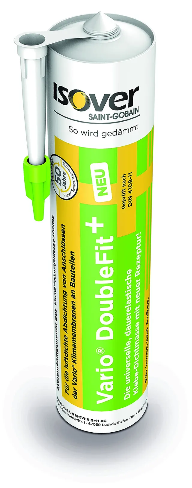 Isover Vario DoubleFit+ Klebe-Dichtmasse 310 ml Kartusche