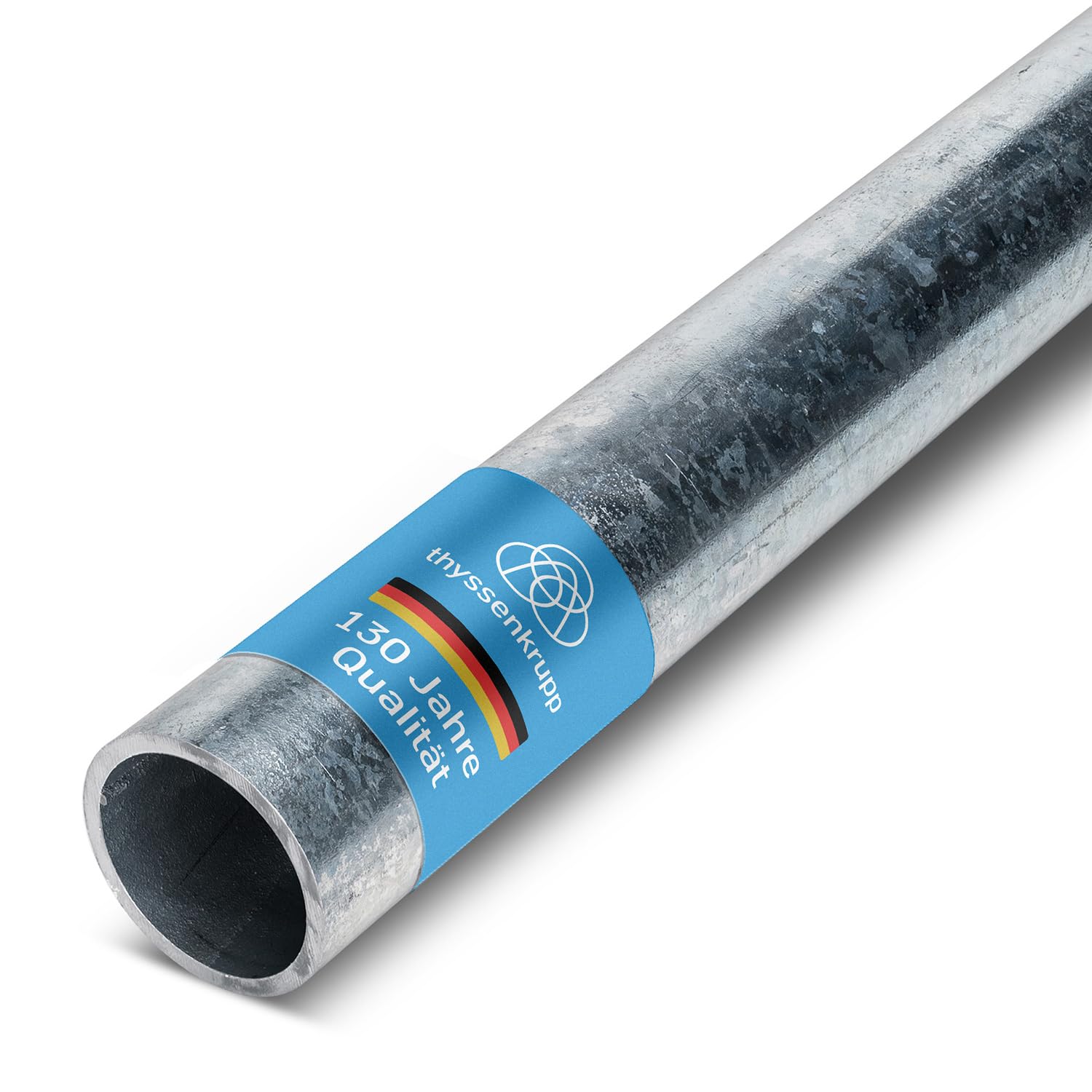 thyssenkrupp Steel Stahlrohr verzinkt 26,9x2,6mm 1500mm