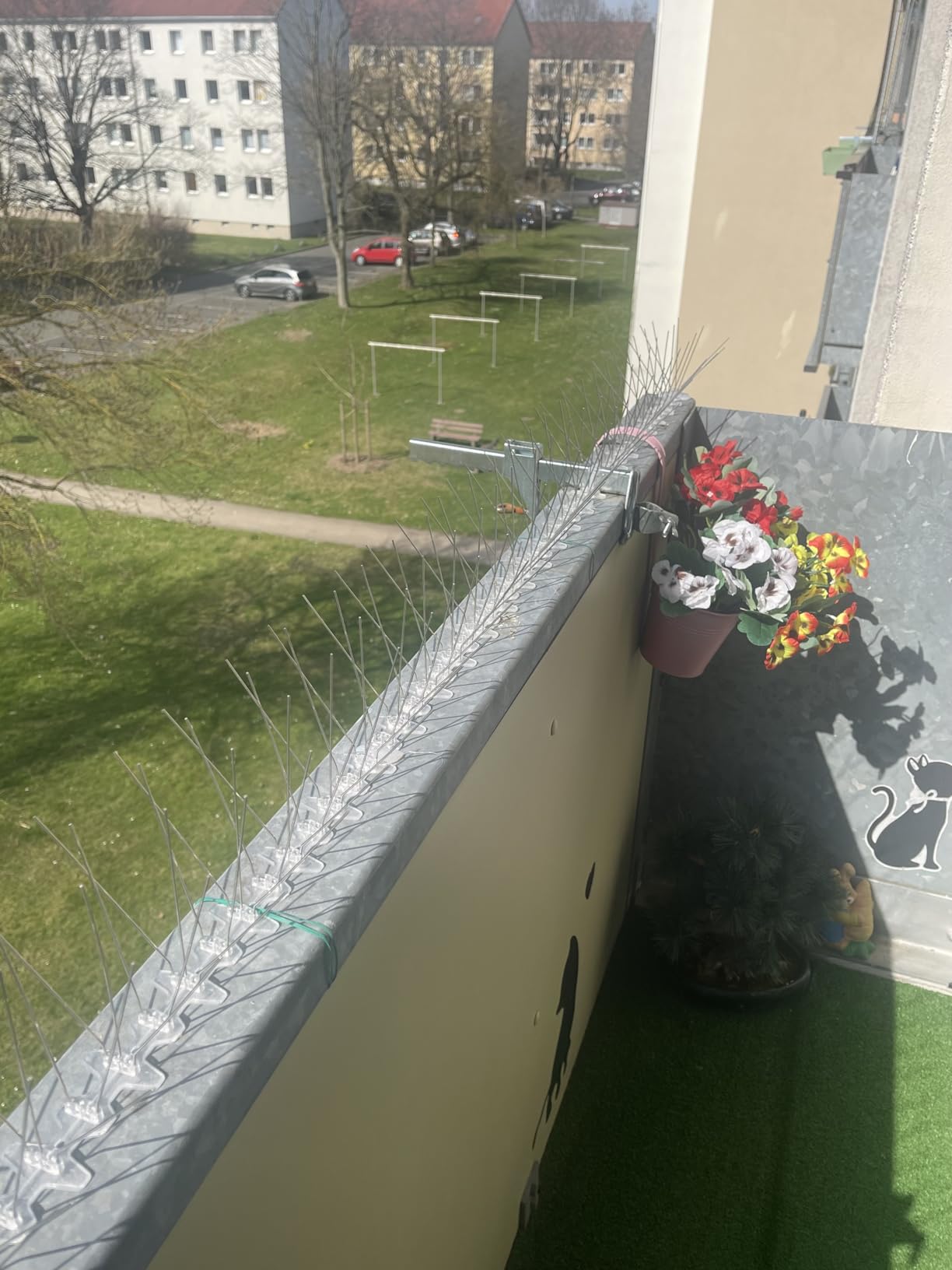 PRIOstahl Taubenspikes 5m 2-reihig Edelstahl V2A vormontiert