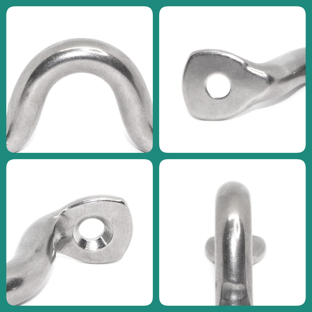 PRIOstahl Fenderöse 4x40mm Edelstahl V2A 4 Stück