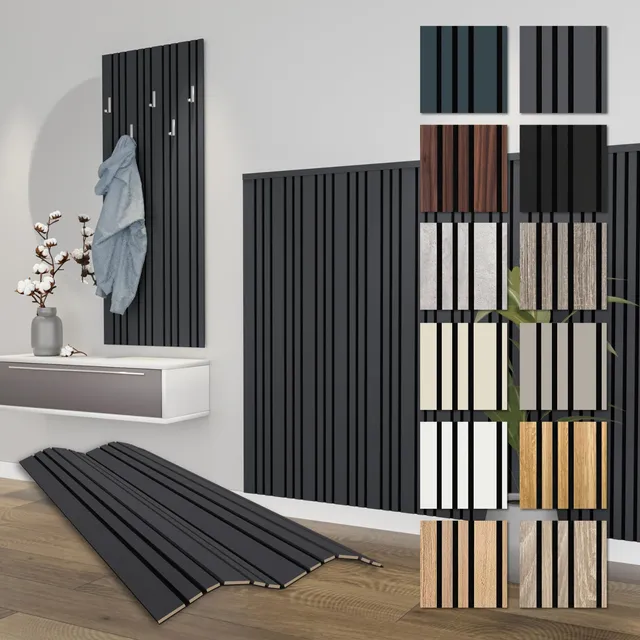 Hexim Akustikpaneele Mila 138,5x60 4er Black Lead 3,32 m²