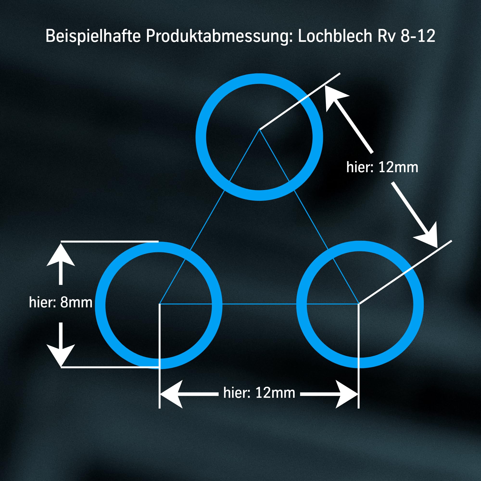 ThyssenKrupp Lochblech Alu RV8-12 2mm 1500x500mm