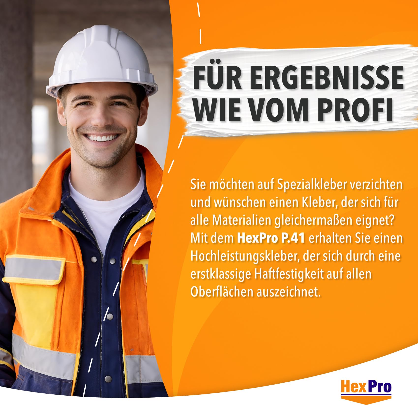 Hexim P41 Montagekleber weiß 310 ml 1 Stück wasserfest
