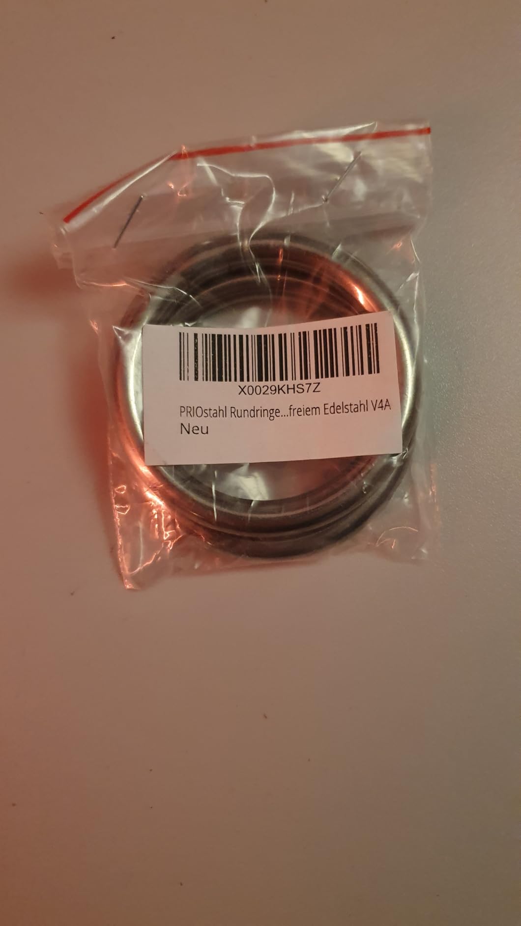 PRIOstahl Rundringe 6x60 mm Edelstahl V4A 2 St. O-Ringe poliert