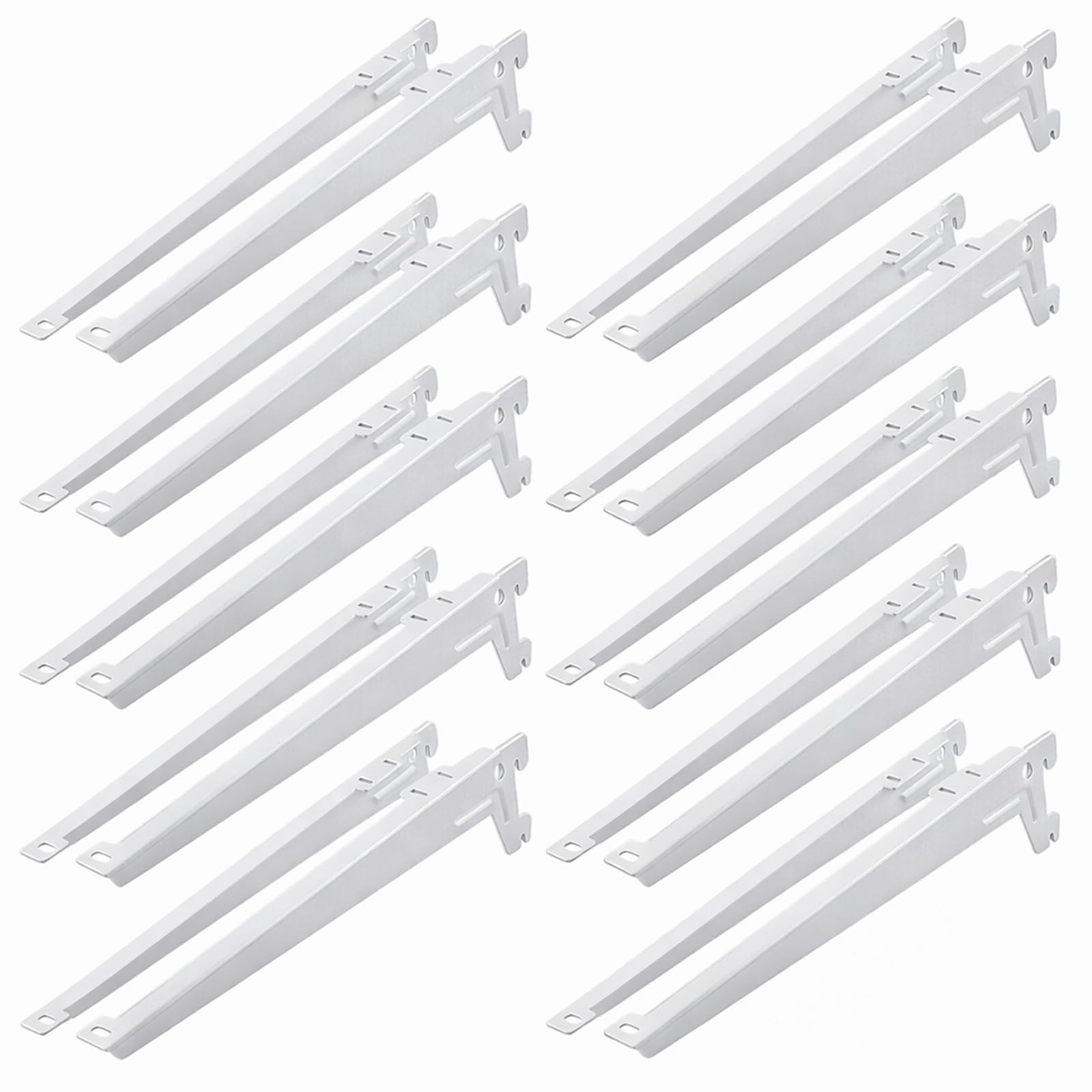 PRIOstahl Regalträger 330mm Weiß 20 Stück 55kg