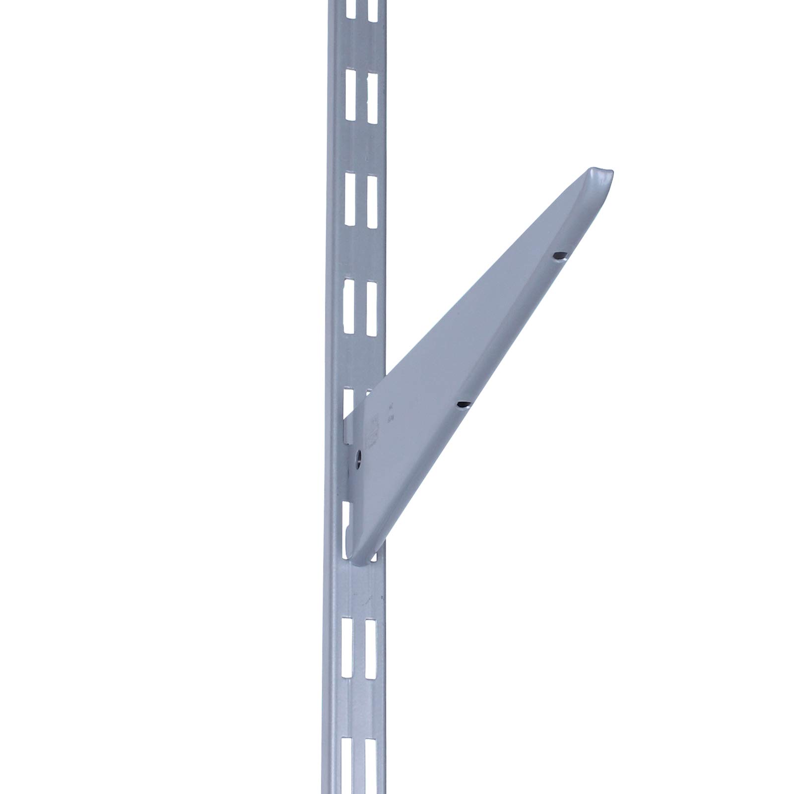 PRIOstahl Wandschiene Regalsystem 2-reihig 1500mm weiß 2 Stück