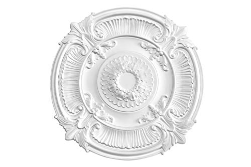 Hexim Bau- Wohndekoration Deckenrosette B3096 775mm weiß PU