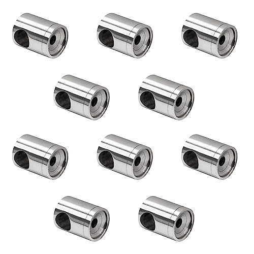 PRIOstahl Querstabhalter Ø12mm Edelstahl V2A 10 Stück Flach