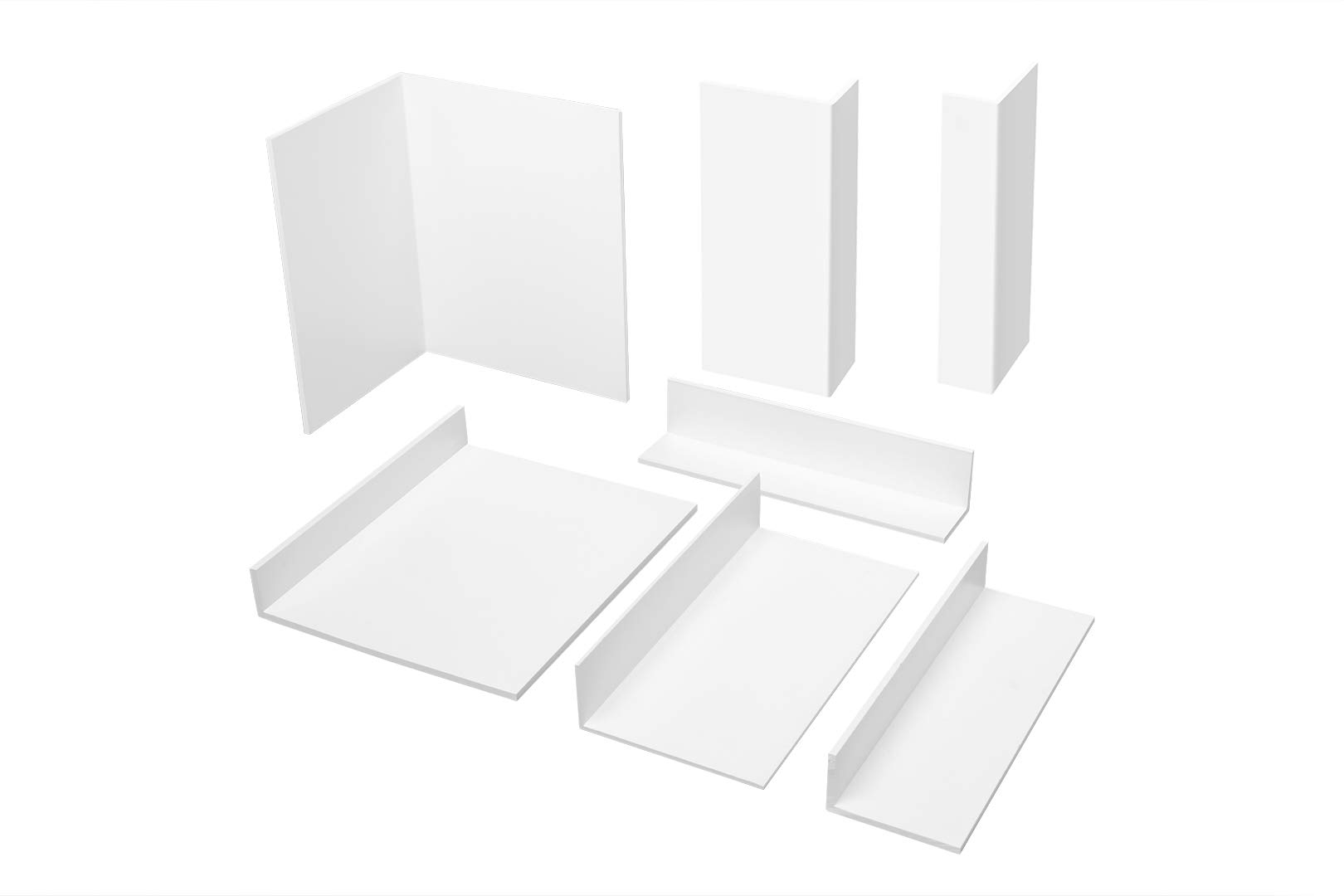 Hexim 367 Winkelprofil PVC 20x80 mm 2 m weiß