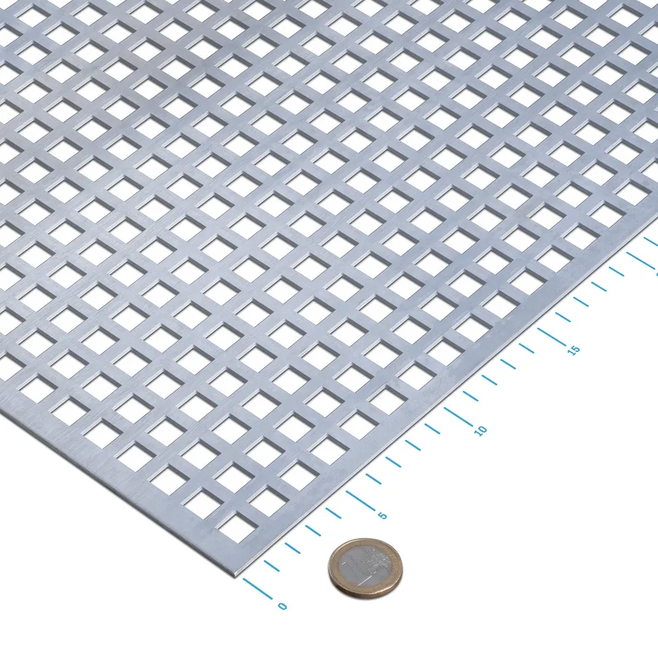 thyssenkrupp Stainless Steel Lochblech QG10-15 1000x750 mm
