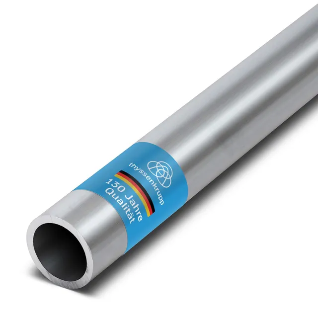 thyssenkrupp Aluminum Rundrohr Ø30x2mm 1500mm EN AW-6060