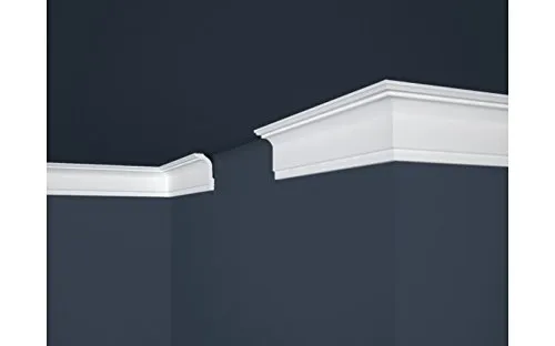 Hexim E35 Stuckleiste Deckenleiste weiss 2m Polystyrol