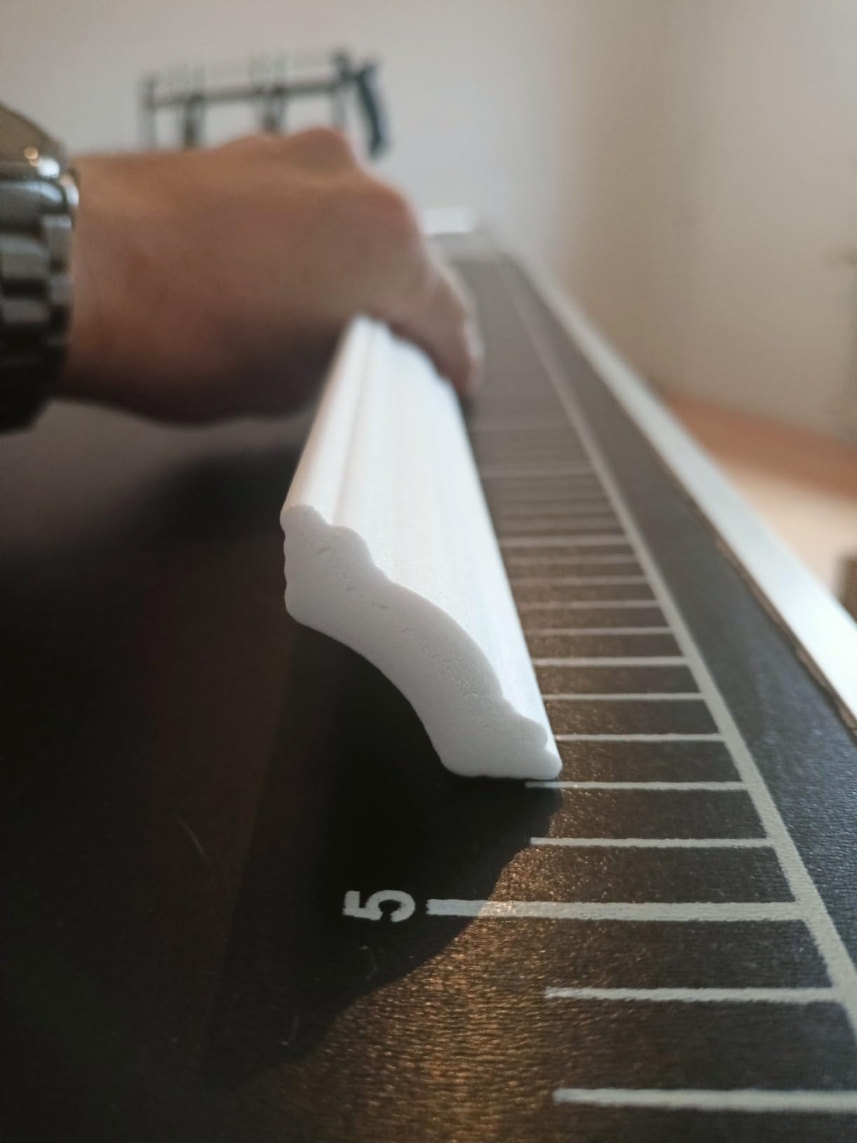 Heximo Deckenleisten ZG26 XPS Stuckleisten weiß 20 Meter