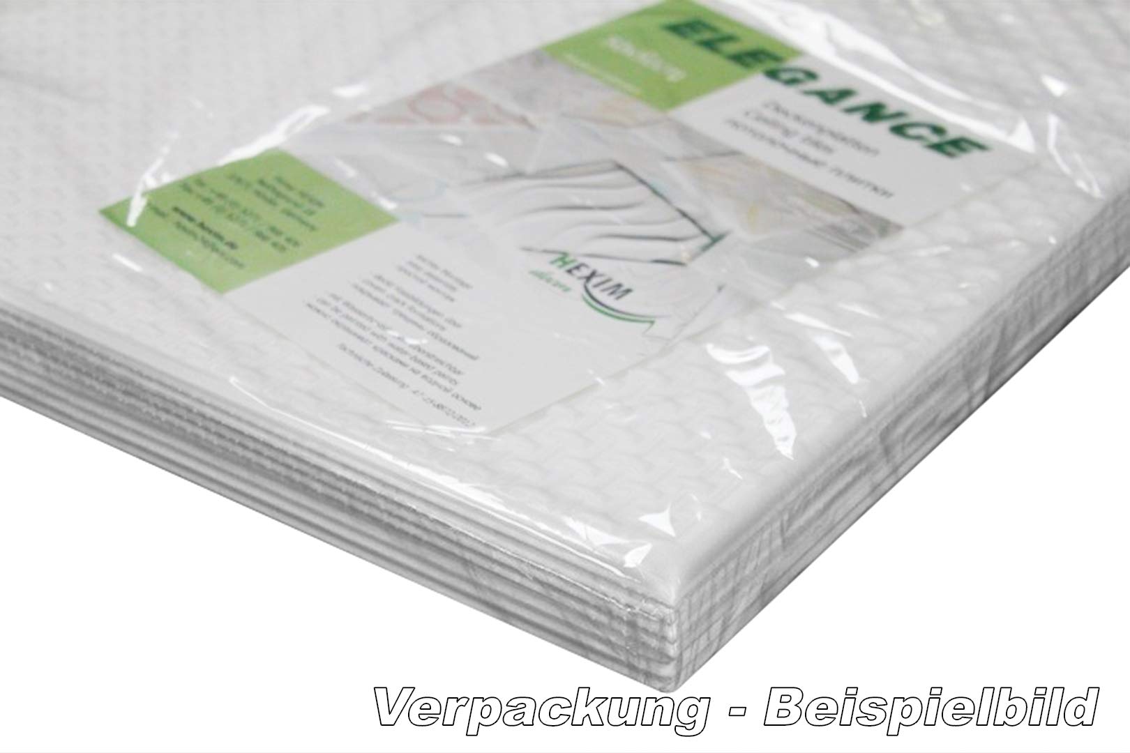 Hexim Deckenplatten 50x50cm Nr.57.TB Weiß-Beige 2 qm XPS