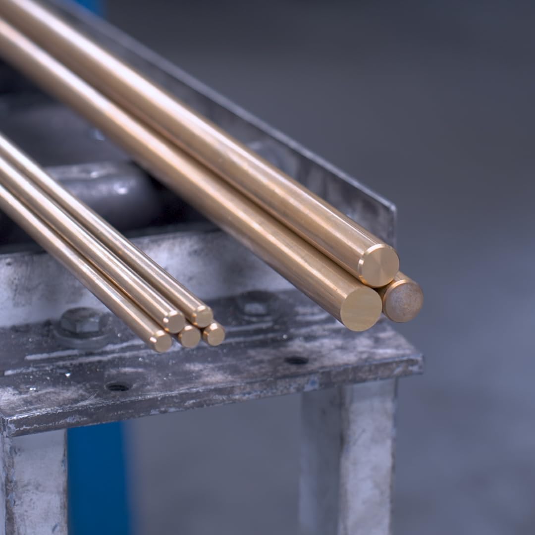 thyssenkrupp Messing Rundstab Ø8 mm Rundprofil 1000 mm CW614N