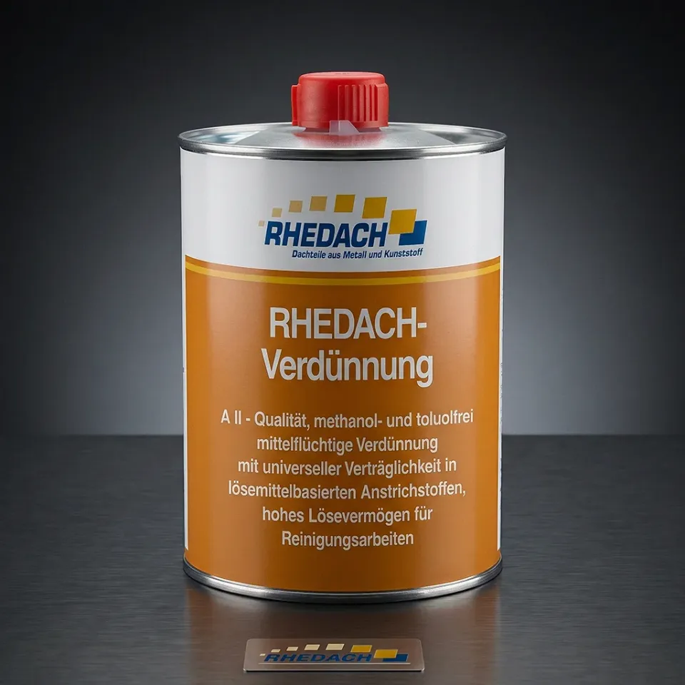 Rhedach Dachfarbe Verdünnung 1 l farblos Anstrich