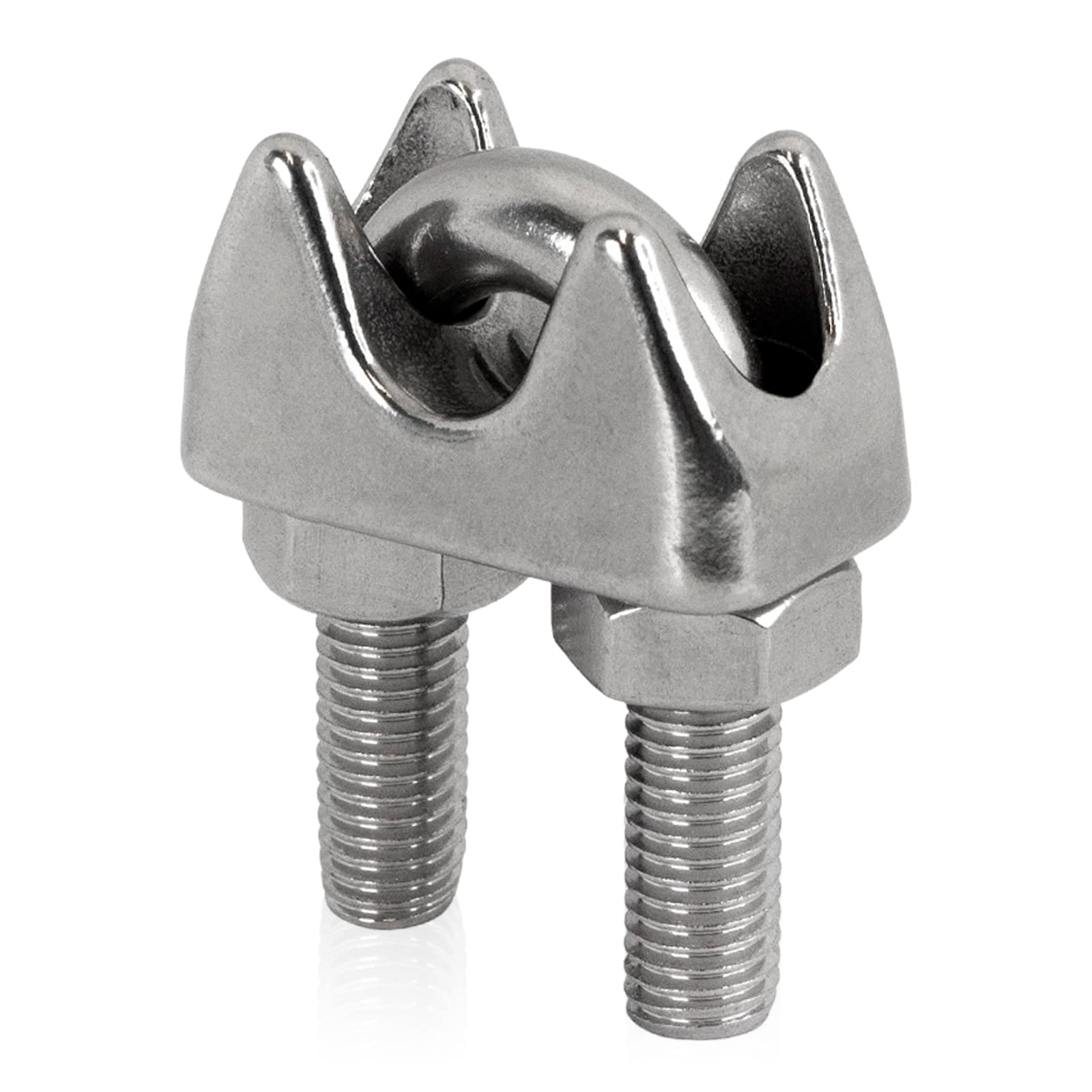 PRIOstahl Geländerbau Drahtseilklemme 10 mm 10 Stück V4A