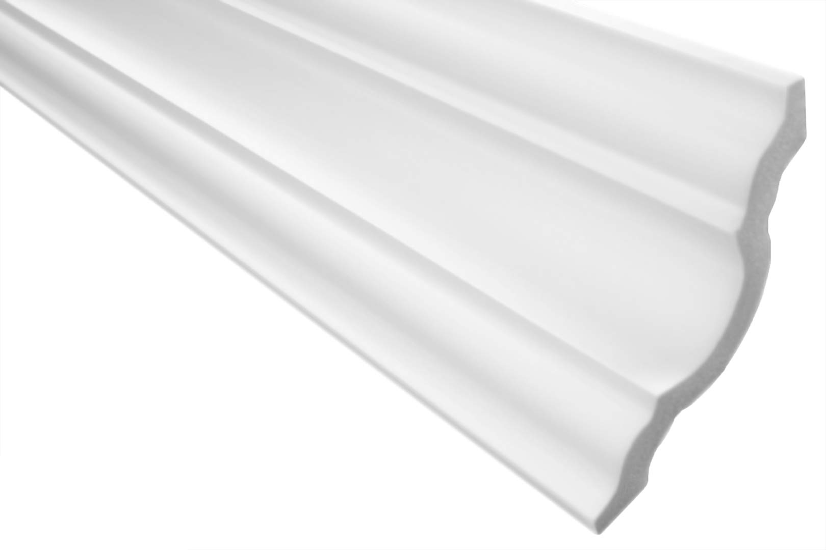Hexim Stuckleisten E-16 96x96mm 20 Meter Weiß XPS